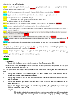 Ôn tập giữa kì triết học mác Lê nin có đáp án