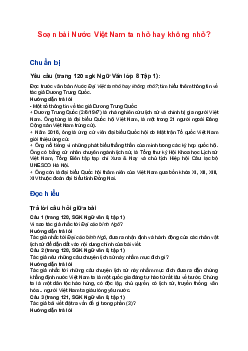 Soạn bài Nước Việt Nam ta nhỏ hay không nhỏ? | Ngữ văn 8 Bài 5: Nghị luận xã hội sách Cánh Diều