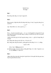 BT môn Toán rời rạc| Môn Toán rời rạc| Trường Đại học Bách Khoa Hà Nội