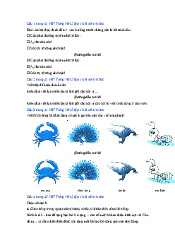 Giải VBT môn Tiếng việt 2 - Bài 18: Tớ nhớ cậu | Kết nối tri thức