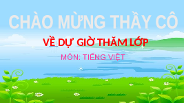 Giáo án điện tử Tiếng việt 1 bài 19 Cánh diều: Học vần: N, nh