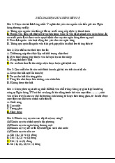 Đề thi Trắc Nghiệm Ôn Tập | Tài Chính Tiền Tệ | Học viện Tài chính