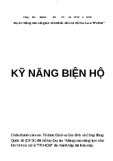 Tài liệu Kỹ năng biện hộ - Tâm lý quản lý | Trường Đại Học Công Đoàn