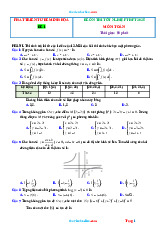 Bộ 30 Đề Ôn Thi Tốt Nghiệp THPT 2025 Môn Toán Cấu Trúc Đề Minh Họa Giải Chi Tiết