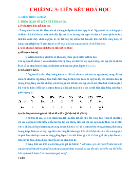 Bài tập trắc nghiệm ôn chương liên kết hóa học Hóa 10 (có đáp án)
