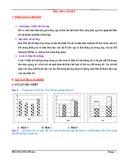 Tóm tắt lý thuyết và bài tập trắc nghiệm biểu đồ cột kép