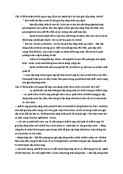 Đề cương Chủ nghĩa xã hội khoa học