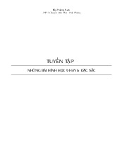 Tuyển tập những bài toán hình học lớp 9 hay và đặc sắc – Bùi Hoàng Nam