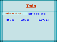 Giáo án điện tử Toán 4 Cánh diều: Giới thiệu nhân nhẩm số có hai chữ số với 11
