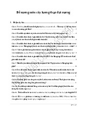 Đề cương môn cây lương thực đại cương Môn Thực vật học | Trường Học Viện nông nghiệp Việt Nam