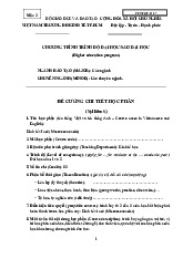 đề cương chi tiết học phần kinh tế vĩ mô | Đại học Kinh tế Thành phố Hồ Chí Minh