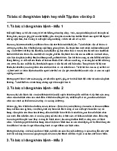 Tả bác sĩ đang khám bệnh hay nhất Tập làm văn lớp 5