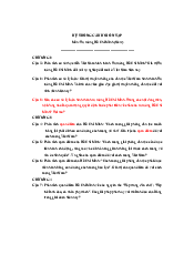 15 Câu tự luận cuối kì Tư tưởng Hồ Chí Minh | Đại học Bách Khoa Hà Nội