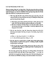 Bài tập môn Quản trị nhân lực - Trường Đại học lao động -  xã hội.