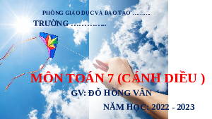 Giáo án điện tử Toán 7 Bài 1 Cánh diều: Số vô tỉ. Căn bậc hai số học (tiết 1)