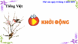 Giáo án điện tử Tiếng việt 1 bài 6 Chân trời sáng tạo : Hoa phượng