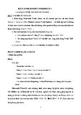 Bài tập Word - môn Tin học đại cương / Trường Đại học Kinh tế - Tài chính Thành phố Hồ Chí Minh