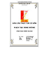 Mạch tạo xung vuông (mạch dao động đa hài) | Thực tập cơ bản | Trường Đại học Bách Khoa Hà Nội