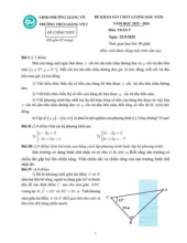 Đề khảo sát Toán 9 đầu năm 2025 – 2026 trường THCS Giảng Võ 2 – Hà Nội