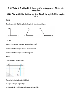 Giải Toán lớp 4 Bài 38: Ôn tập các phép tính| Chân trời sáng tạo