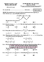 Đề thi thử TN THPT 2025 môn Toán lần 2 trường THPT chuyên KHTN – Hà Nội
