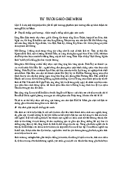 Câu hỏi tự luận môn Tư tưởng Hồ Chí Minh | Học viện Thanh thiếu niên Việt Nam