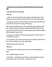 Tác động của con người đến môi trường đất trong sản xuất nông nghiệp