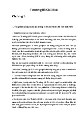 đề cương môn tư tưởng hồ chí minh