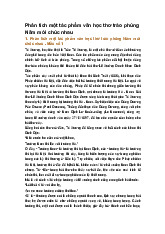 Phân tích một tác phẩm văn học thơ trào phúng Năm mới chúc nhau