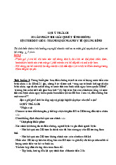 Top 35 câu phần thi giải quyết tình huống môn tâm lý học | trường Đại học Huế