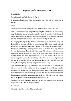 Soạn bài Chiếc lá đầu tiên CTST