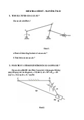 Đề kiểm tra cuối kì và bài làm Môn Nguyên lý máy | Đại học Sư phạm Kỹ thuật Thành phố Hồ Chí Minh