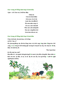 Giải SGK môn Tiếng việt 2 - Bài 23: Nghe - viết: Chim én(5) | Cánh Diều