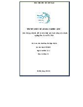 Nghiên cứu Khoa Học: Ảnh Hưởng Chuyển Đổi Số Đến Doanh Nghiệp Bán Lẻ Tại Hà Nội | Đại học Lâm nghiệp