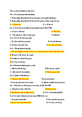 Câu hỏi ôn thi môn Khởi nghiệp | Trường Đại học Thủy Lợi