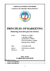 Lotteria Marketing - Kinh tế Chính trị Mác-Lê Nin (KTCT01) | Đại học kinh tế quốc dân NEU