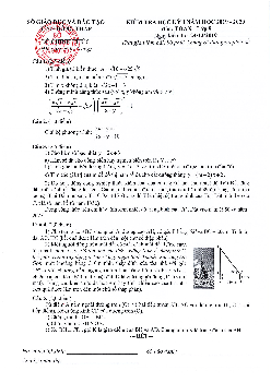 Đề thi cuối kì 1 Toán 9 năm 2019 – 2020 sở GD&ĐT Đồng Tháp