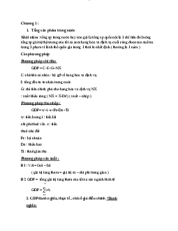 Lí thuyết kinh tế vĩ mô - Kinh tế vĩ mô | Trường Đại học Giao thông Vận Tải