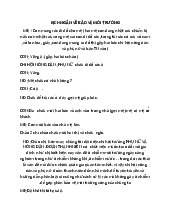 Kịch ngắn về bảo vệ môi trường - Tài liệu tổng hợp