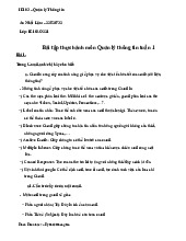 Bài tập thực hành môn Quản lý thông tin tuần 1  | Bài tập môn Quản lý thông tin| Trường Đại học khoa học Tự nhiên