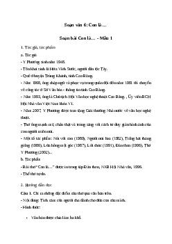 Soạn bài Con là... - Chân trời sáng tạo 6