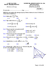 Đề cuối kì 1 Toán 11 năm 2024 – 2025 trường THPT Phan Bội Châu – Lâm Đồng
