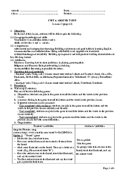Unit 6: U6L2B | Giáo án Tiếng Anh 2 sách i-Learn Smart Start (Cả năm)