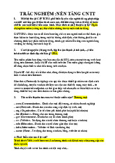 Trắc nghiệm nền tảng Công nghệ thông tin | Trường Đại học Nam Cần Thơ
