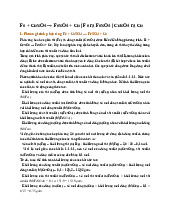 Fe + CuSO4 → FeSO4 + Cu | Fe ra FeSO4 | CuSO4 ra Cu - Hóa học  12