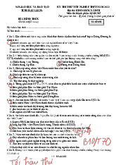 Đề thi thử tốt nghiệp THPT năm 2022 môn Lịch sử