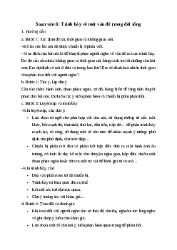 Soạn bài Trình bày về một vấn đề trong đời sống - Chân trời sáng tạo 6