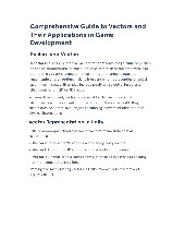 Comprehensive Guide to Vectors in Game Dev (CS101 Final Exam)