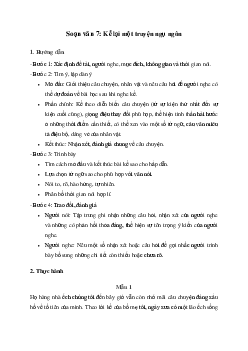 Kể lại một truyện ngụ ngôn | Soạn văn 7 Chân trời sáng tạo
