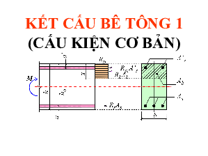 Slide bài giảng Xây dựng về Kết cấu bê tông nội dung chương 4 "Cấu kiện chịu uốn"